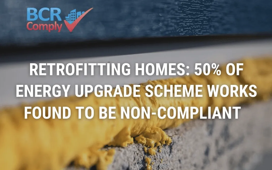 Retrofit works on a residential property in Ireland